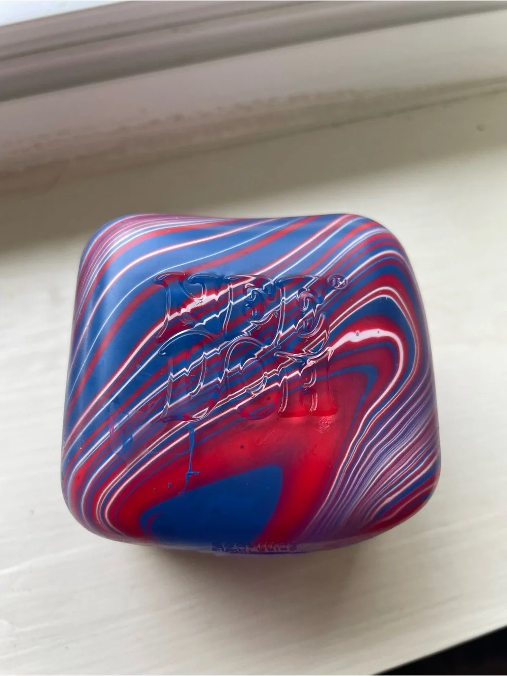 Swirled Red, White, Blue NEEDOH